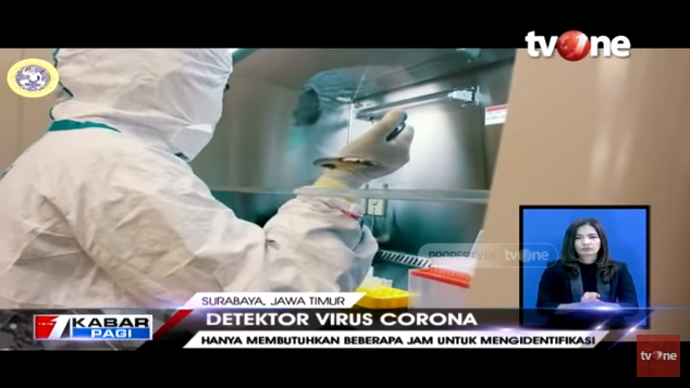 Univ. Airlangga Ciptakan Detektor Corona Dengan Tingkat Akurasi 99%