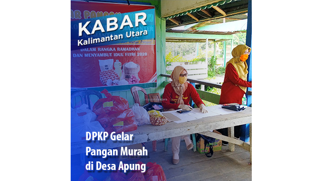 DPKP Gelar Pangan Murah di Desa Apung