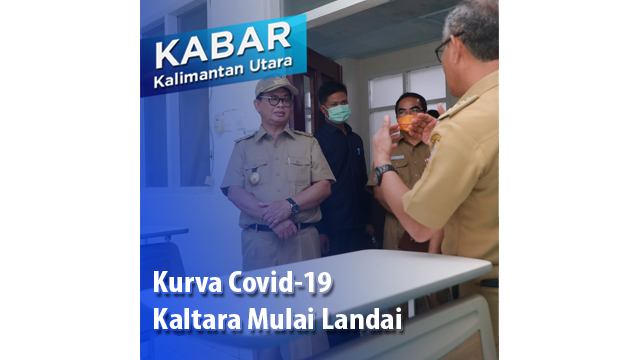 Kurva Covid-19 Kaltara Mulai Landai