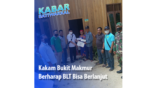 Kepala Kampung Bukit Makmur Berharap BLT Bisa Berlanjut