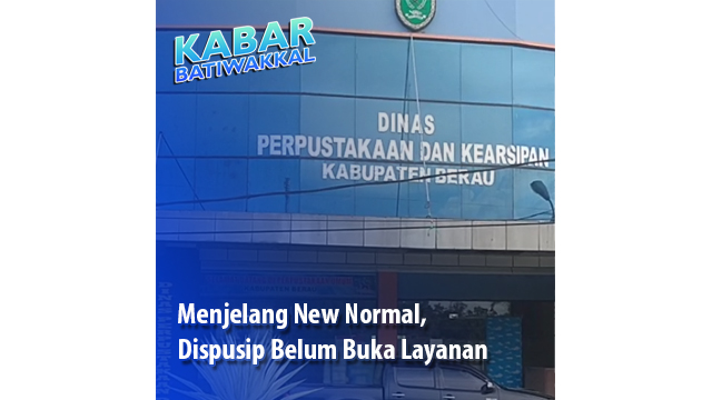 Menjelang New Normal, Dispusip Belum Buka Layanan