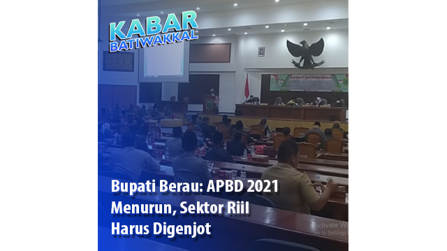 Bupati Berau: APBD 2021 Menurun, Sektor Riil Harus Digenjot