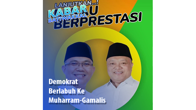 Demokrat Berlabuh Ke Muharram-Gamalis