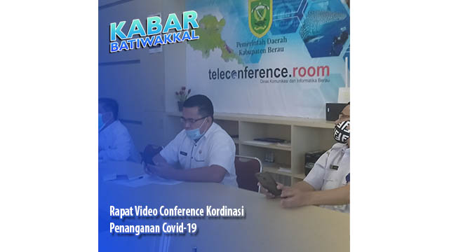 Rapat Video Conference Kordinasi Penanganan Covid-19