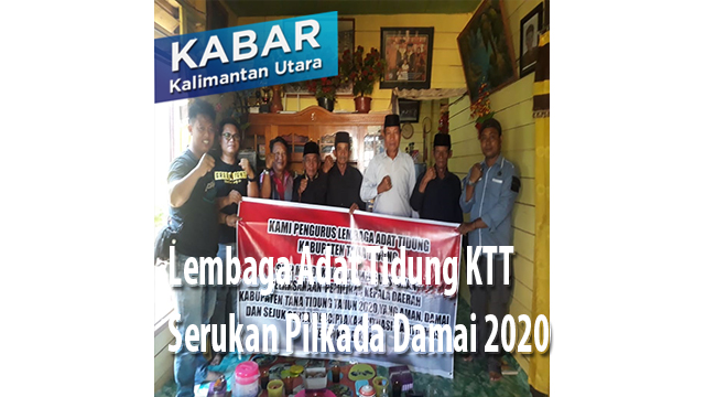 Lembaga Adat Tidung KTT Serukan Pilkada Damai 2020