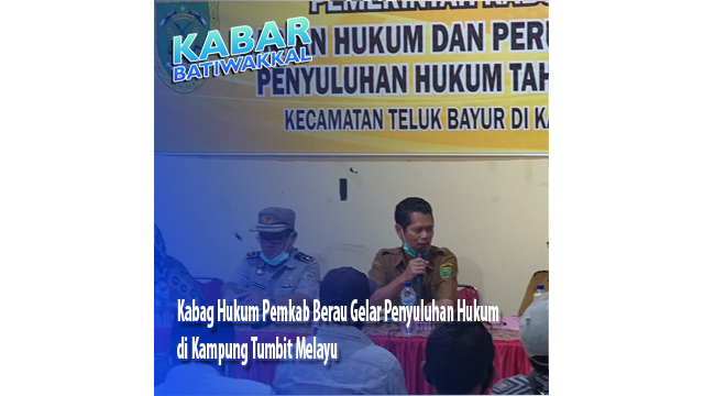 Kabag Hukum Gelar Penyuluhan Hukum di Kampung Tumbit Melayu