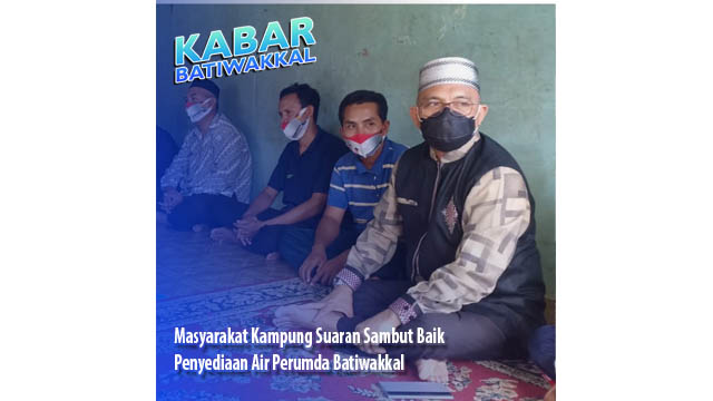 Masyarakat Kampung Suaran Sambut Baik Penyediaan Air Perumda Batiwakkal