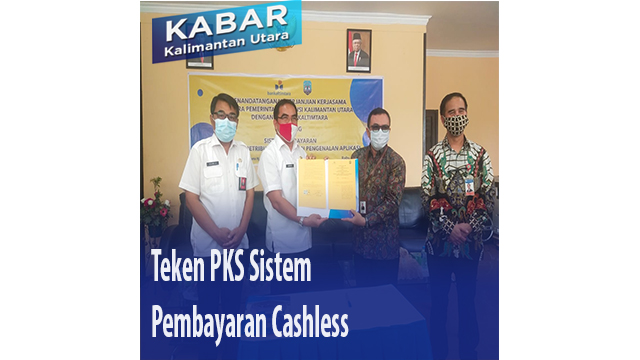 Teken PKS Sistem Pembayaran Cashless