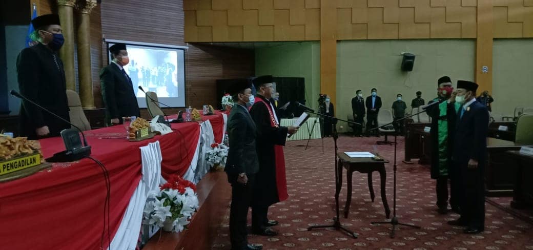 H. Saleh Dilantik Jadi Wakil Ketua 1 DPRD Kabupaten Nunukan