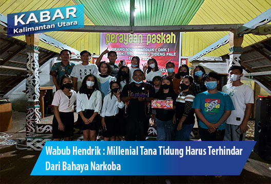 Wabub Hendrik : Millenial Tana Tidung Harus Terhindar Dari Bahaya Narkoba