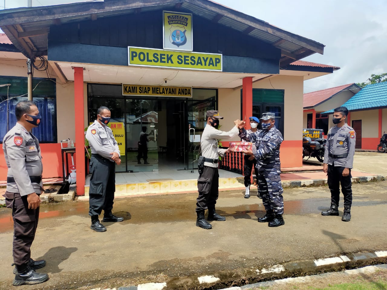 Danposal KTT Lantamal XIII Datangi Polsek Sesayap, Ini Dia Penyebabnya.