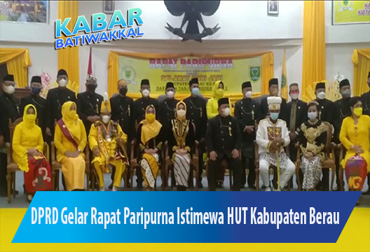 DPRD Gelar Rapat Paripurna Istimewa HUT Kabupaten Berau