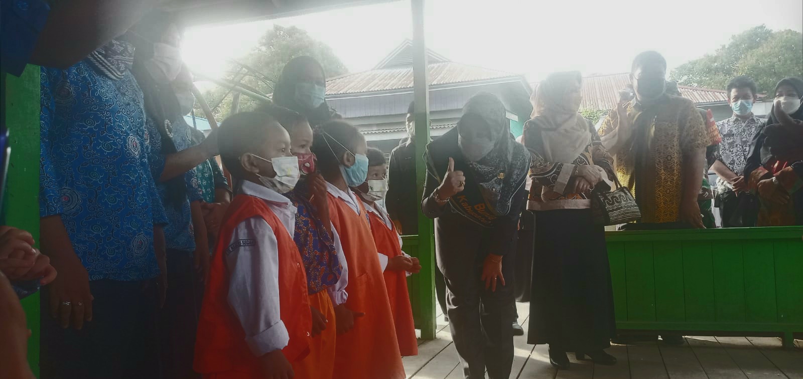 Bupati Berau Tinjau Lokasi PAUD Di Kampung Gunung Sari