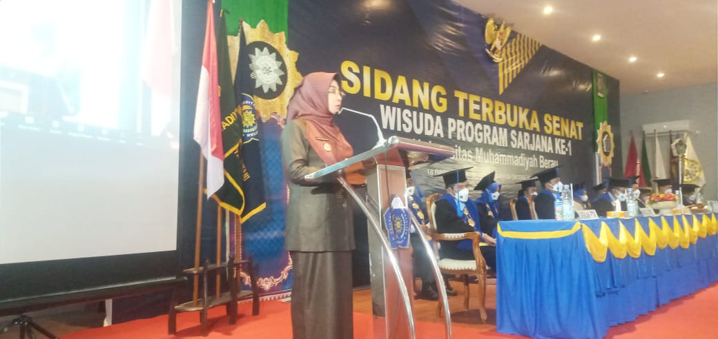 Universitas Muhammadiyah Berau Gelar Wisuda Ke-1 Program Sarjana, Ini Pesan Bupati!