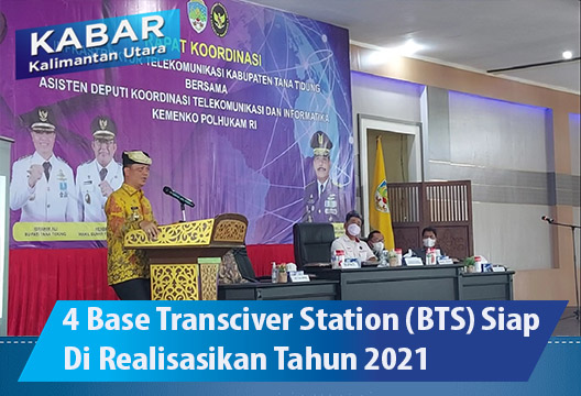 4 Base Transciver Station (BTS) Siap Di Realisasikan Tahun 2021