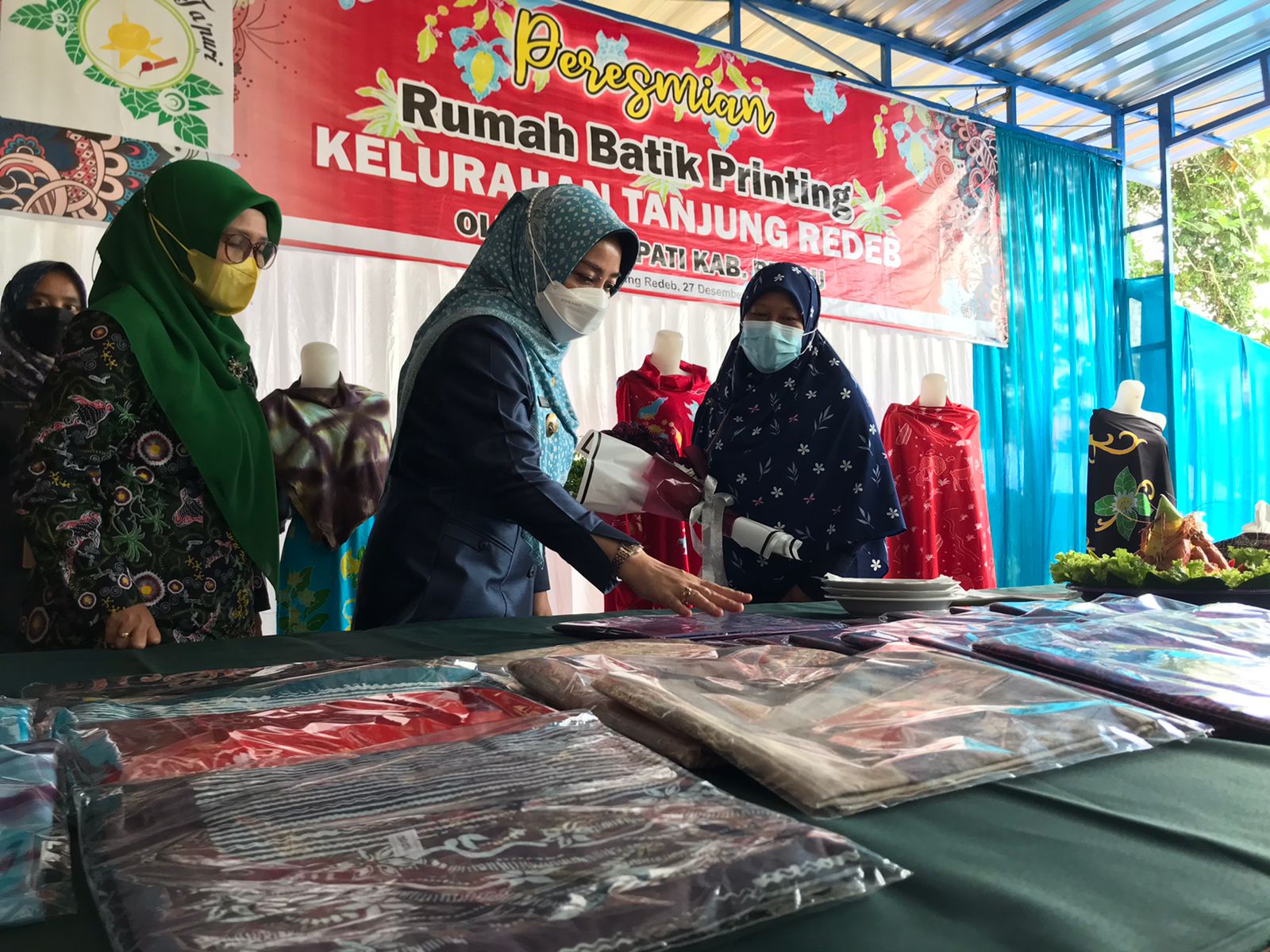 Bupati Berau Resmikan Rumah Batik Printing Tanjung Redeb