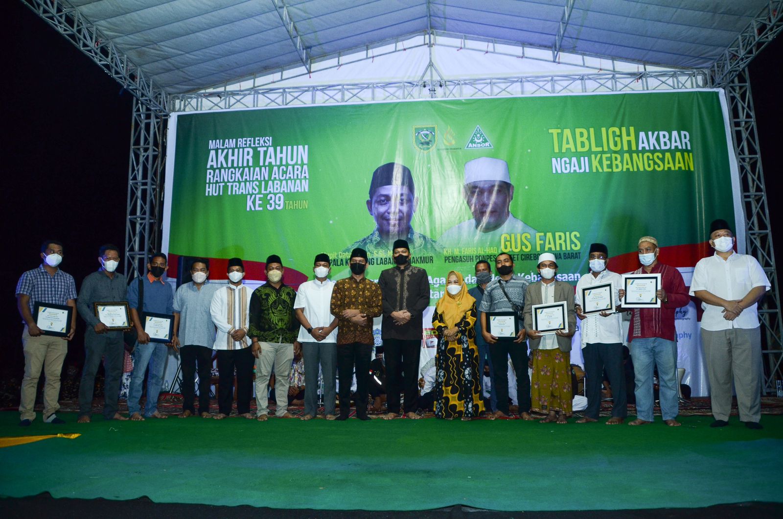 Kampung Labanan Makmur Gelar Malam Refleksi Ngaji Kebangsaan