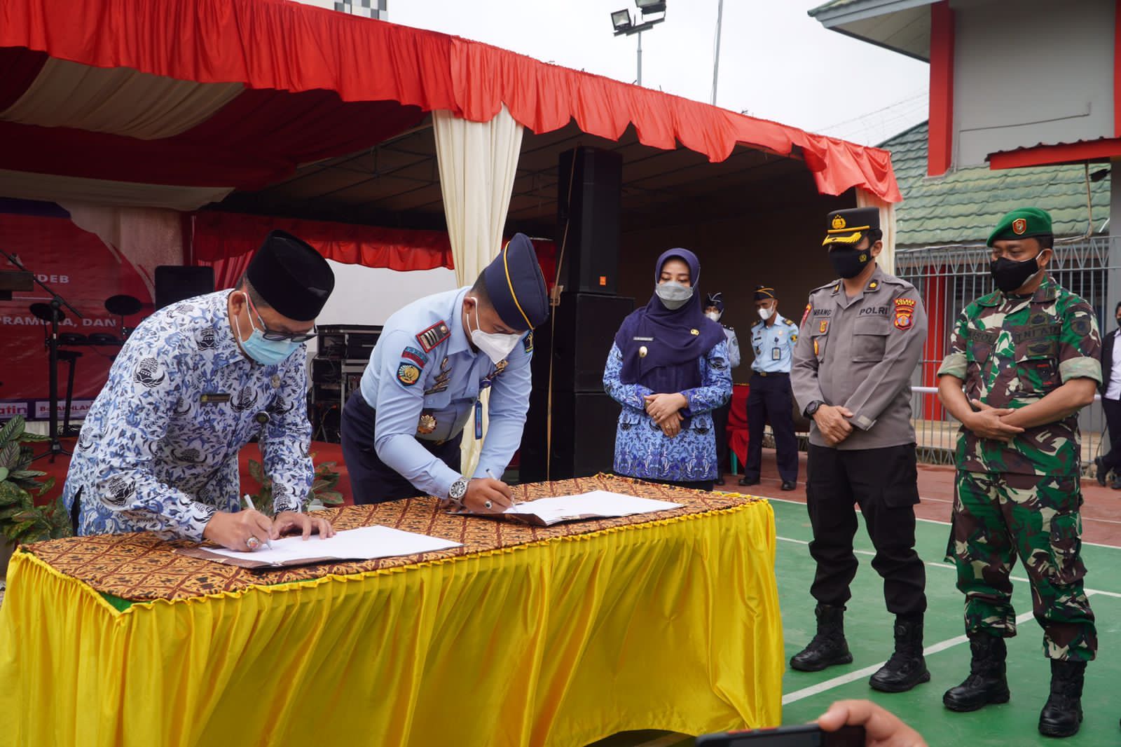 Tingkatkan Profesional Kerja, Rutan Berau Jalin Kerjasama Dengan 5 Stakeholders