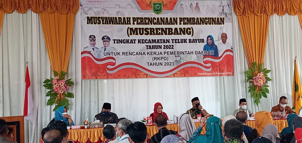 Musrenbang Kecamatan Teluk Bayur, Camat Ajukan Usulan Ini