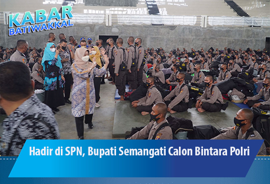 Hadir di SPN, Bupati Semangati Calon Bintara Polri