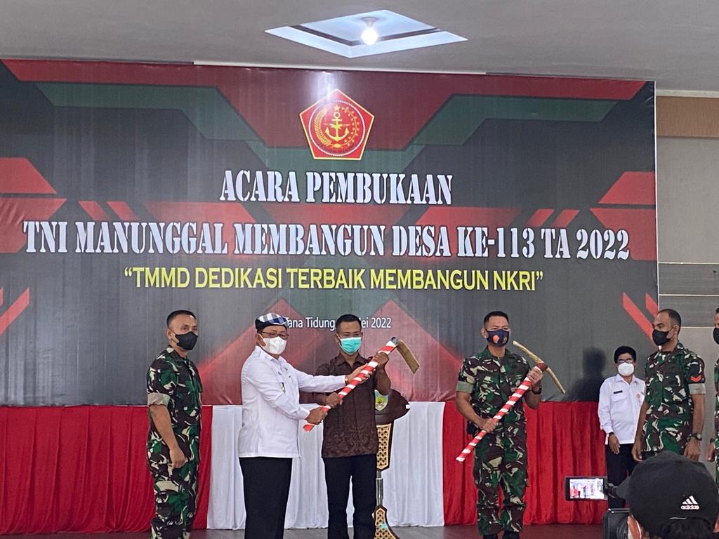 TMMD Tana Tidung Resmi Di Buka Danrem 092 Maharajalila