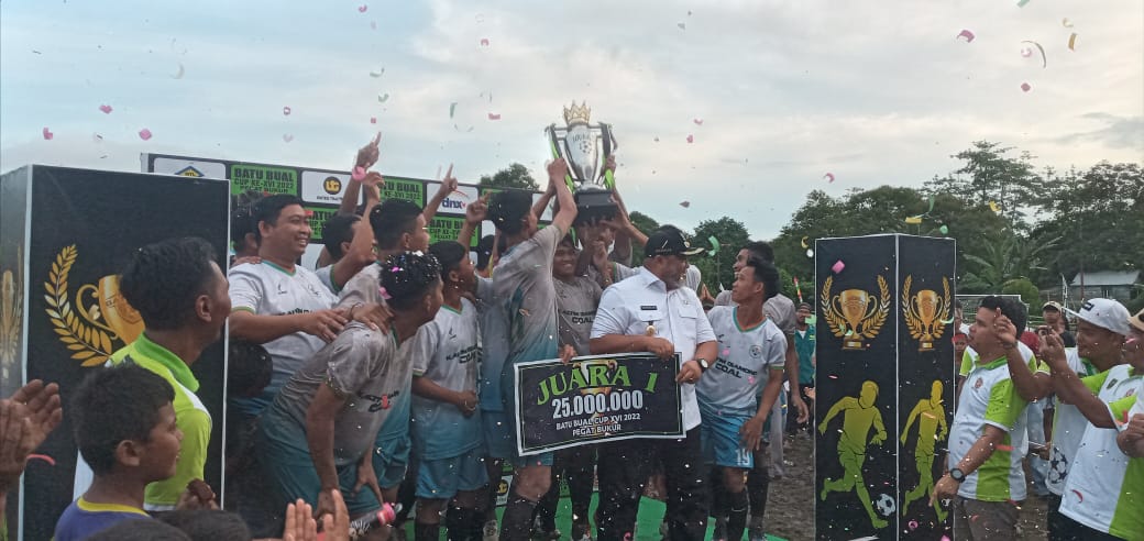 Wabup Berau Tutup Pesta Olahraga Batu Bual Cup Ke-XVI, Tim KDC Keluar Sebagai Juara