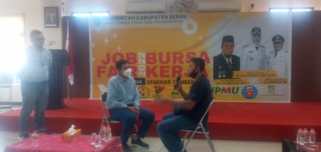 Job Fair Bursa Kerja 2022 Dibuka, Disnakertrans Berau Utamakan Tenaga Kerja Lokal