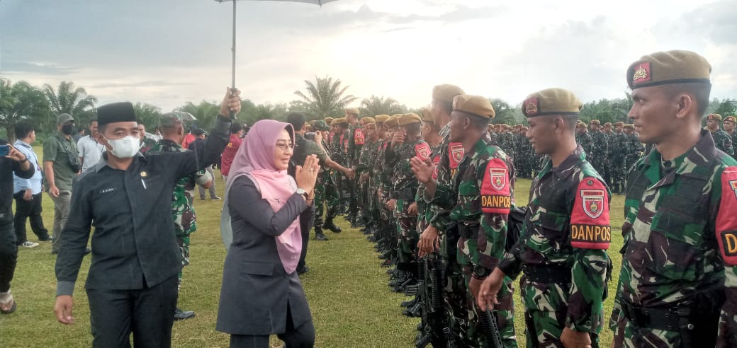 550 Prajurit Pengamanan Perbatasan RI-Malaysia Kembali Dengan Selamat, Bupati Berau Beri Apresiasi