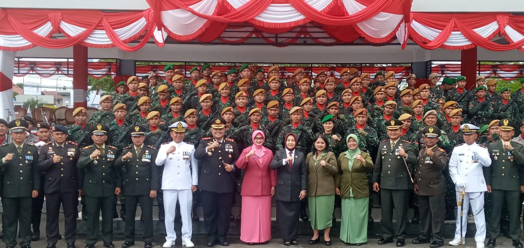 HUT ke-77 TNI, Bupati Berau : Tetap Jalin Sinergiras Pembangunan Daerah