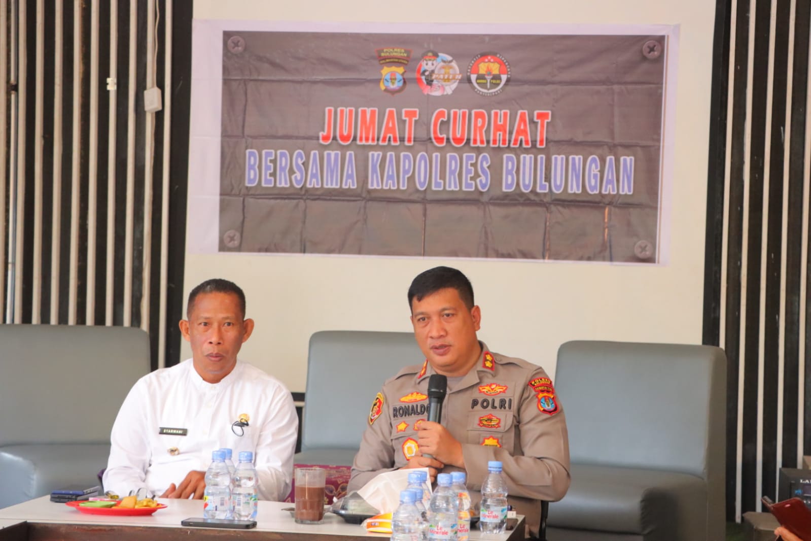 Kapolres Bulungan Kembali Mendengar Keluhan Masyarakat Melalui Jum’at Curhat