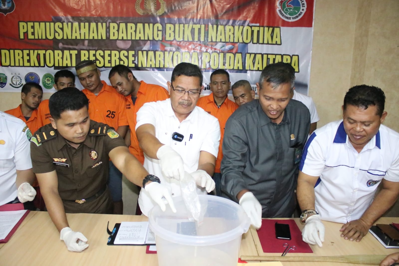 Ditresnarkoba Polda Kaltara Musnahkan 542 Gram Sabu