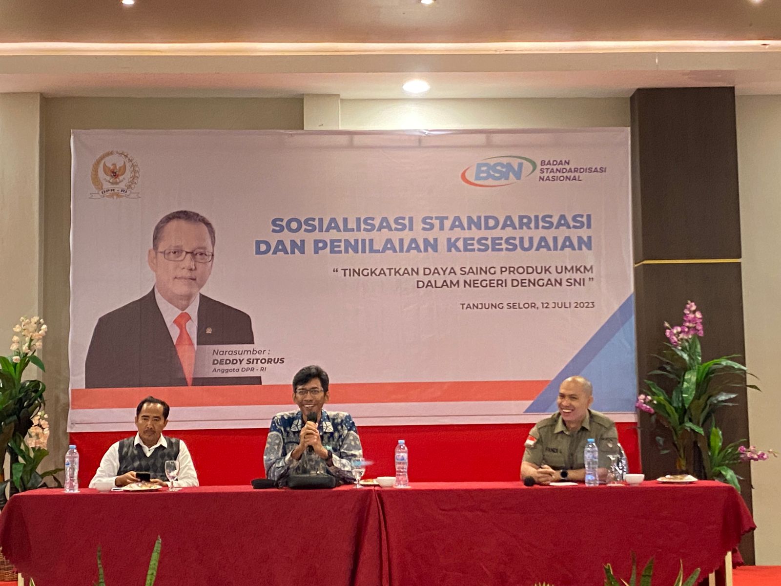 Deddy Sitorus Kembali Mengadakan Kegiatan Sosialisasi Badan Standarisasi Nasional (BSN)