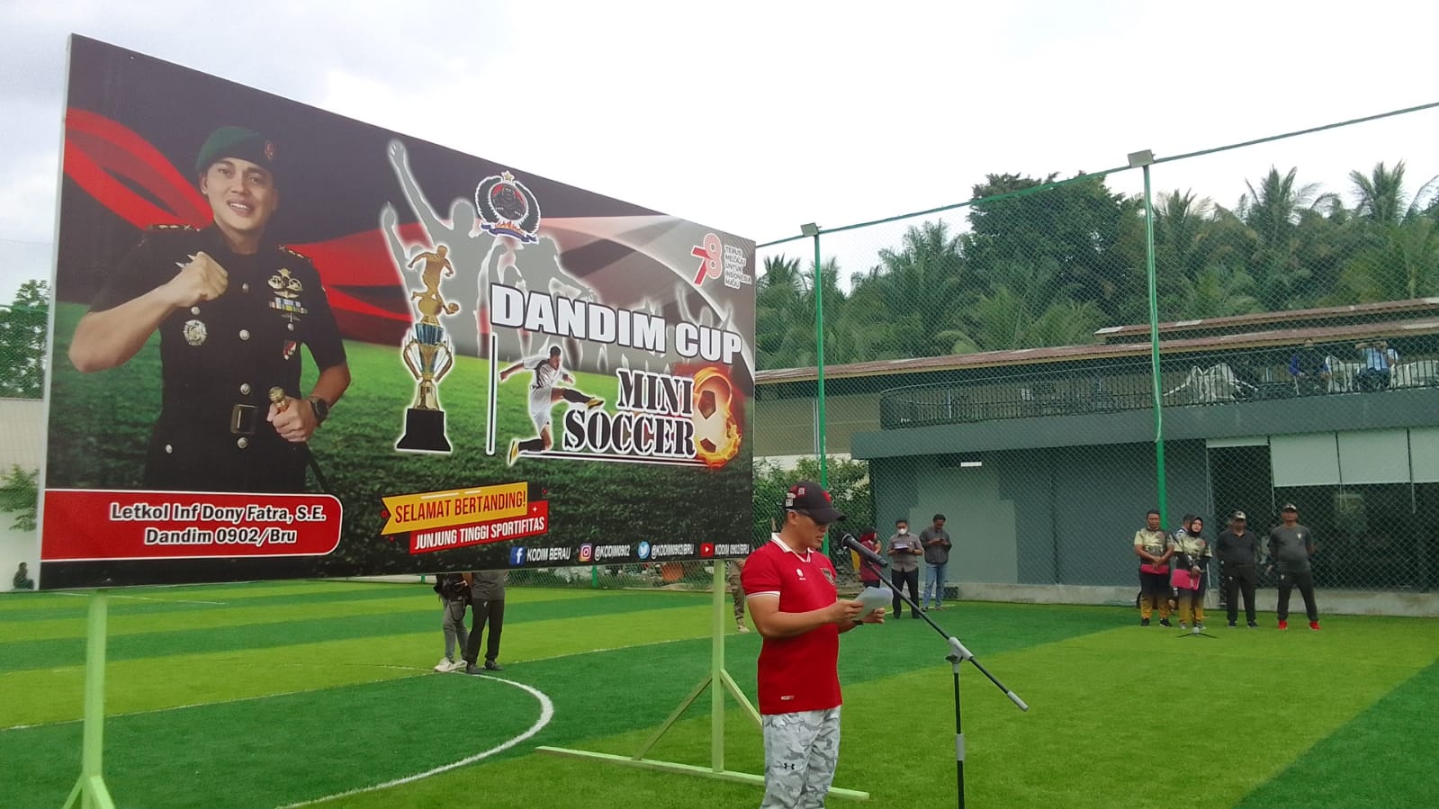 Pertama Kali Di Adakan, Mini Soccer Dandim Cup 0902 Berau Resmi Dibuka