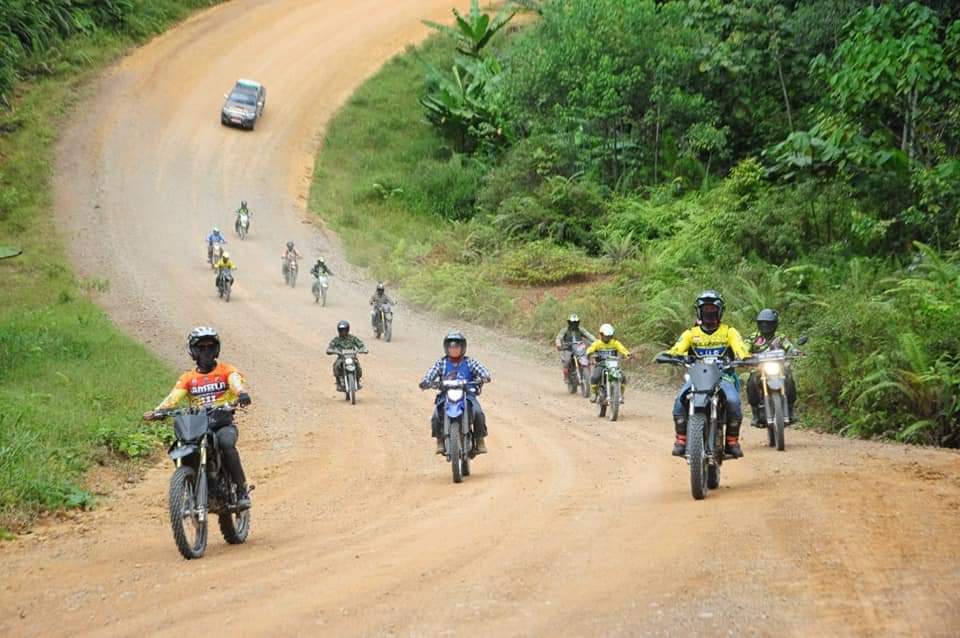 Bupati Bulungan Blusukan ke Pelosok dengan Motor Trail