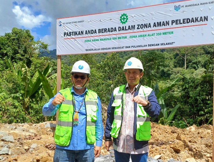 Wakil Bupati Ingkong Ala Puji Progres Pembangunan Pembangkit Listrik Tenaga Air (PLTA) Sungai Kayan Alami Kemajuan