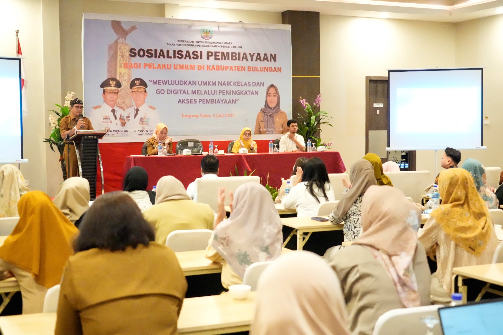 Sekprov Kaltara Buka Sosialisasi Pembiayaan Bagi Pelaku UMKM