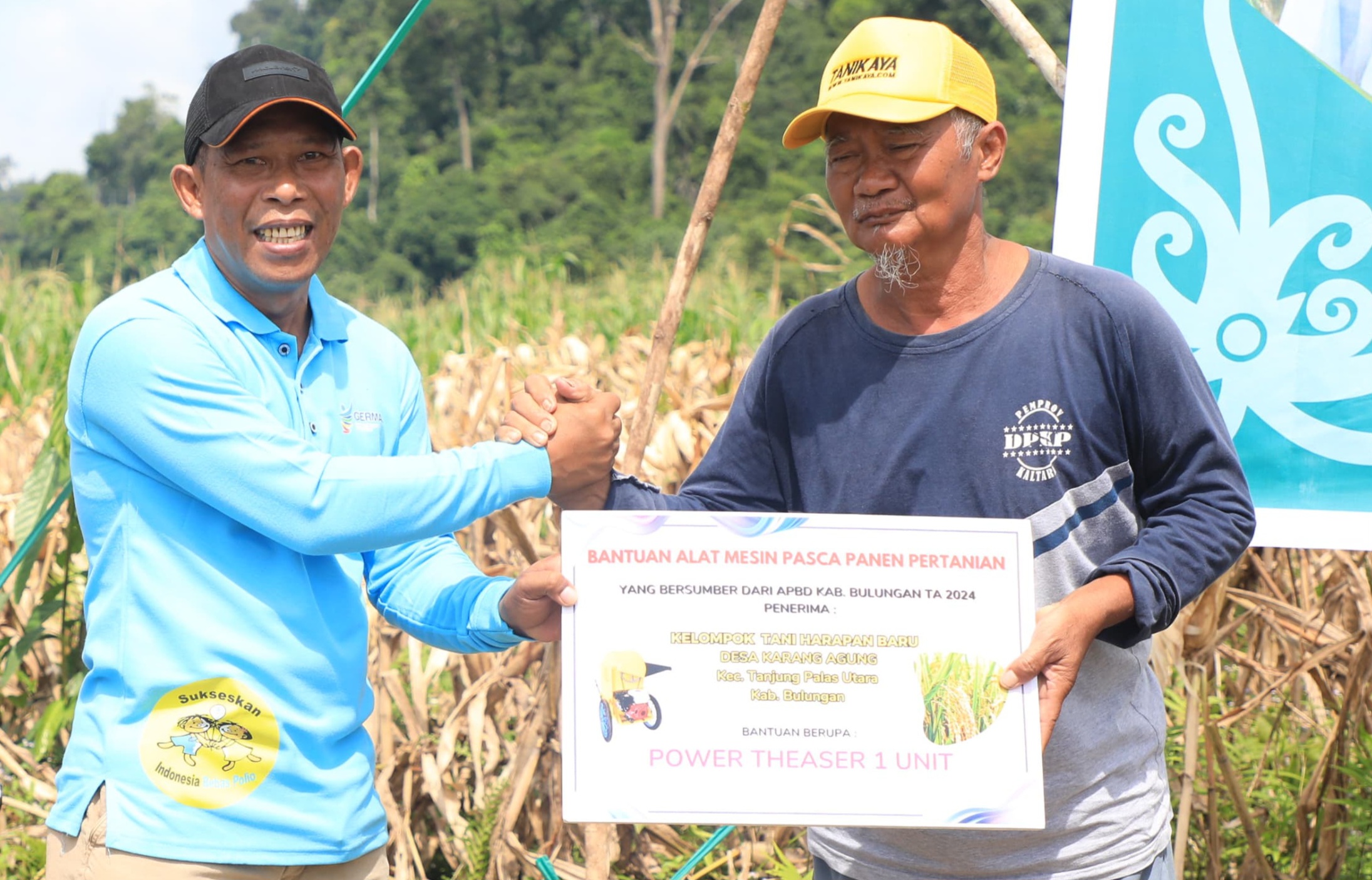 Optimalisasi Lahan Pertanian, Pemkab Bulungan Berikan Bantuan Eskavator