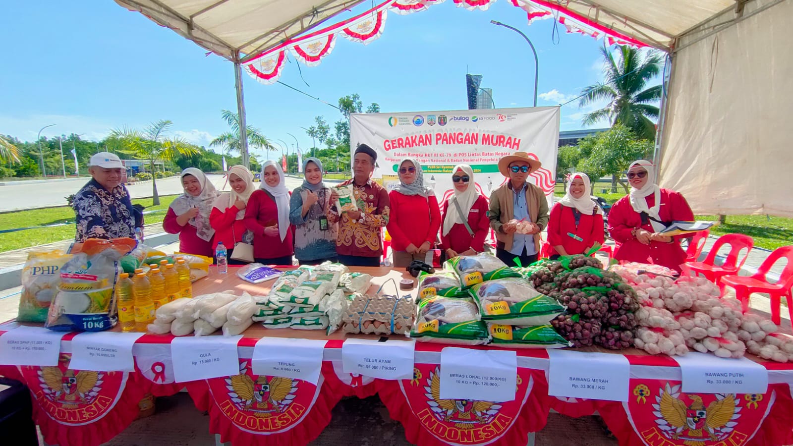 DPKP Kaltara Laksanakan GPM di PLBN Sei Nyamuk Sebatik