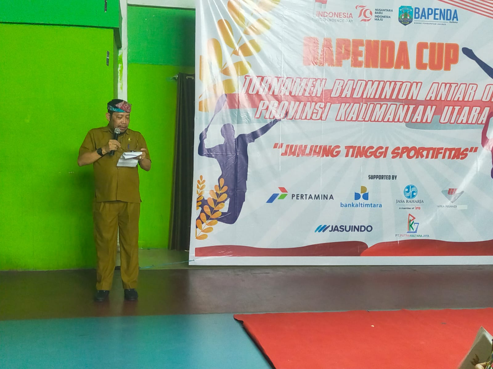 Pemprov Kaltara Apresiasi Turnamen Badminton Bapenda CUP