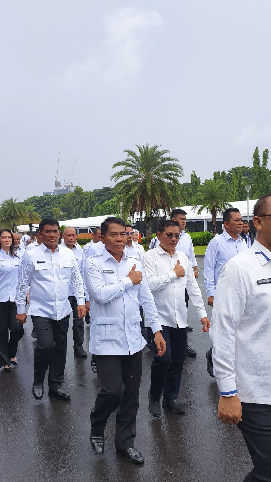 Ikut Gladi Bersih, Zainal – Ingkong Sapa Awak Media dengan “Salam Kaltara di Hati”