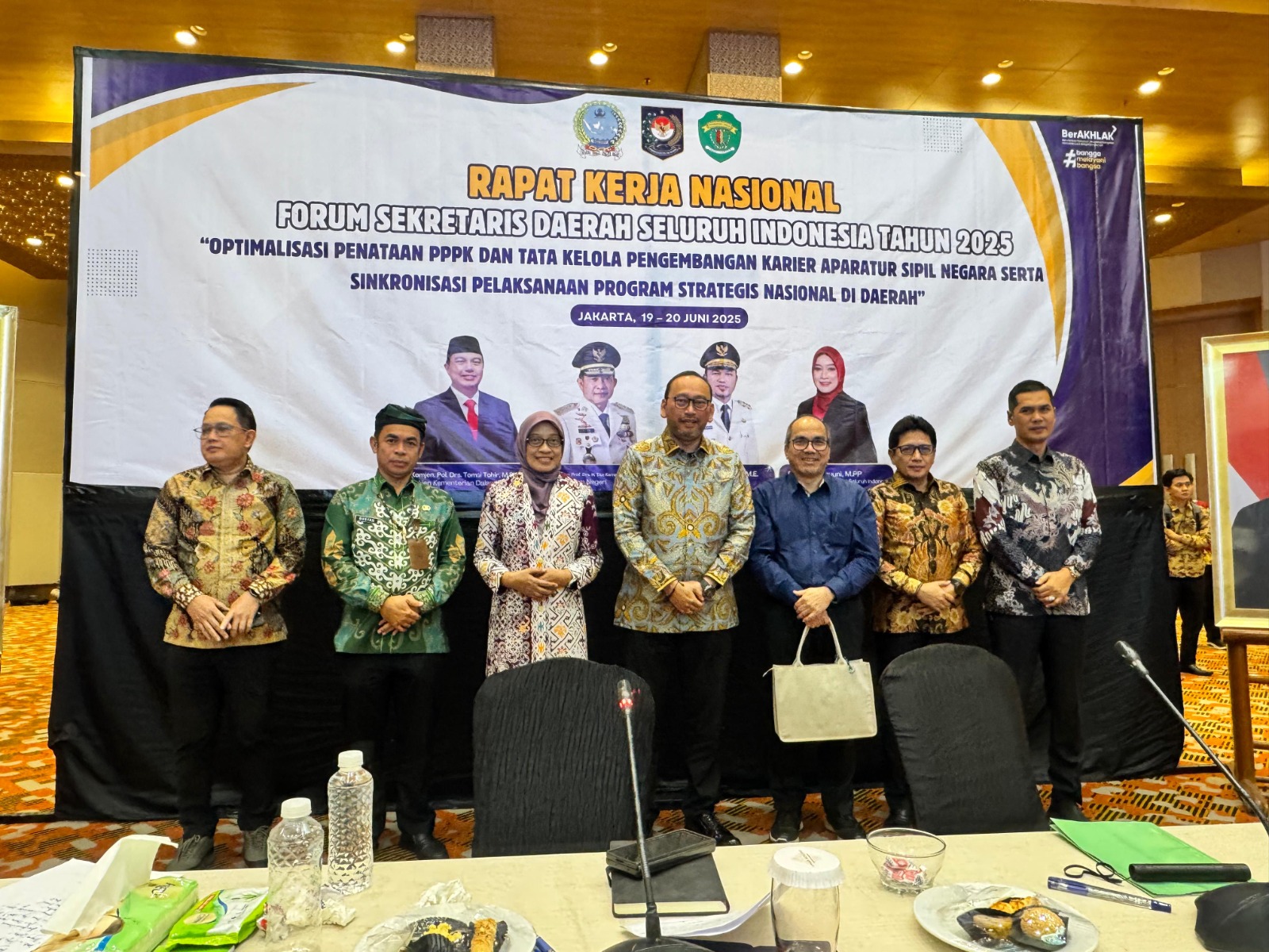 Rakernas Forsesdasi 2025, Pj. Sekprov Paparkan Perkembangan Program Strategis Nasional Di Kaltara