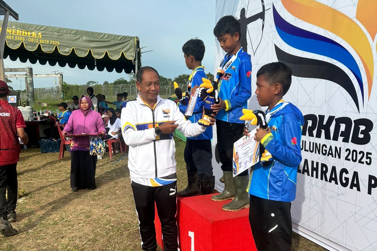 Borong Medali Emas di Cabor Panahan, Tanjung Selor Mantap Puncaki Klasemen Porkab II Bulungan