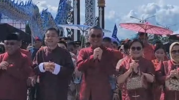 Dari Aksi Barongsai hingga Shaolin, Komunitas Tionghoa Malinau Tampil Memukau Meriahkan Festival Budaya Irau ke-11